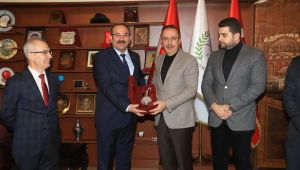 NEVŞEHİR BAROSU YÖNETİMİ'NDEN BAŞKAN SEÇEN'E NEZAKET ZİYARETİ