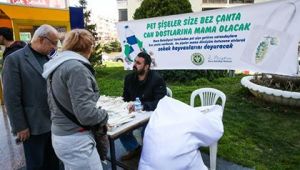 Pet şişeyi getir, bez çantayı götür