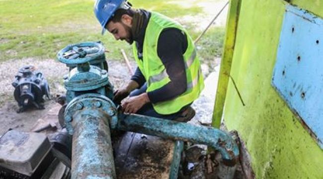 SU DEPOLARINDA BAKIM ONARIM SÜRÜYOR