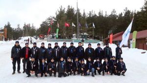 "Yarıyıl tatilini izcilik kampında geçirdiler"