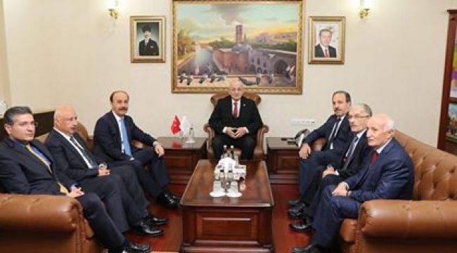 27. MECLİS BAŞKANI KAHRAMAN VALİLİĞİ ZİYARET ETTİ  