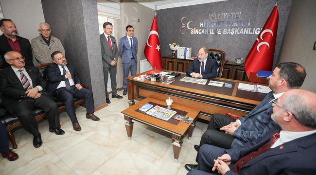 65. HÜKÛMET BAŞBAKAN YARDIMCISI VE ERZURUM MİLLETVEKİLİ PROF. DR. RECEP AKDAĞ, SİNCAN'DA BİR DİZİ ZİYARETLERDE BULUNDU