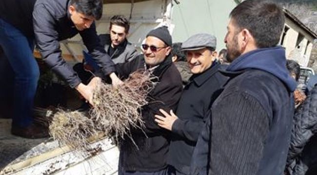 Adana Büyükşehir Belediye Başkanı ve Cumhur İttifakı Adayı Hüseyin Sözlü, Pozantı ve Saimbeyli ilçelerinde yaşayan milletin efendilerine bir yılda 28 bin adet aşılı üzüm fidanı dağıttı. Toroslar üzüm diyarına dönüşüyor