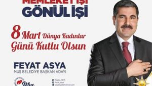 BAŞKAN ASYA'DAN KADINLAR GÜNÜ MESAJI