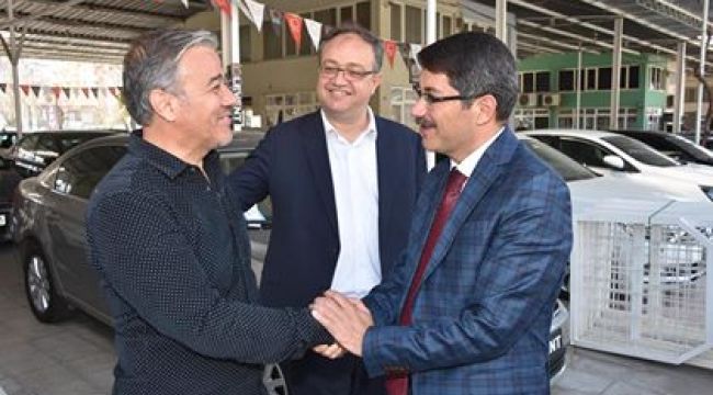 BAŞKAN ÇELİK GALERİCİLER SİTESİ'NDE