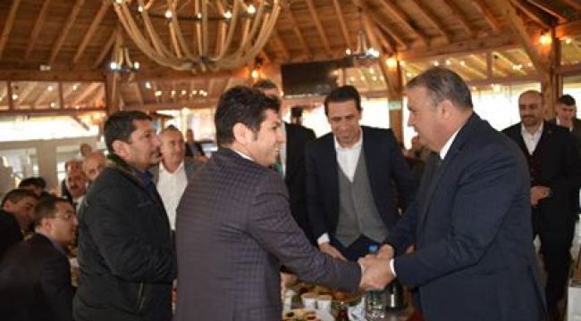 BAŞKAN ÇERÇİ SENDİKA TEMSİLCİLERİNİ AĞIRLADI 