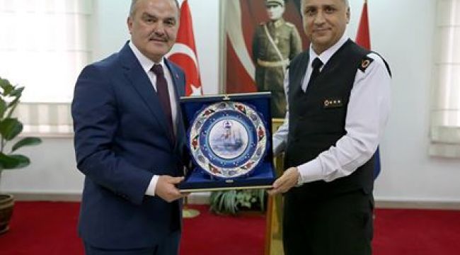 BAŞKAN GÜRLESİN'DEN VEDA ZİYARETLERİ