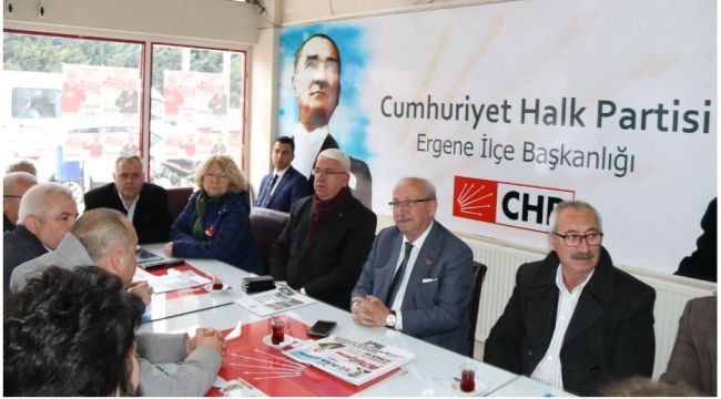 Başkan Kadir Albayrak Ergene'yi Ziyaret Etti