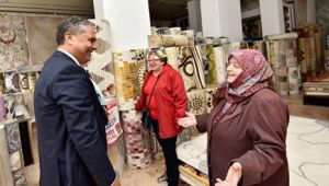 Başkan Uysal, Şarampol esnafını ziyaret etti