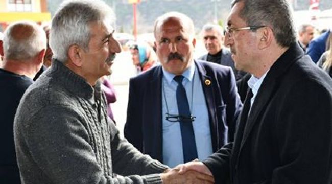 BAŞKAN VERGİLİ KURTULUŞ MAHALLESİNDEKİ ESNAFLARI ZİYARET ETTİ