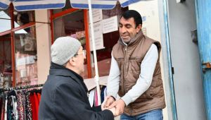 BAŞKAN VERGİLİ SOĞUKSU MAHALLESİNDEKİ ESNAF ZİYARETLERİNE DEVAM ETTİ