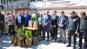 BELEDİYE BAŞKAN VEKİLİ RECAİ ÖRS FİDAN DAĞITIM ETKİNLİĞİNE KATILDI