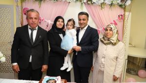 Belediye Çalışanları Minik Yağmur'un Doğum Gününü Kutladı