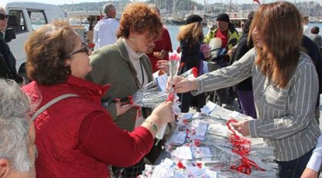 Bodrum Belediyesi kadınları unutmadı