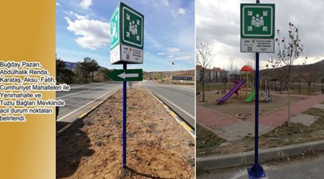 Çankırı'da Acil Durum Toplanma Alanları Belirlendi