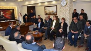 DAZKIRI BELEDİYE BAŞKANI ANKARA'DAN GELEN MİSAFİRLERİ AĞIRLADI