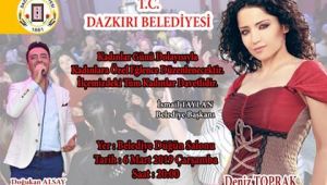 DAZKIRI BELEDİYESİ'NDEN KADINLARA ÖZEL EĞLENCE