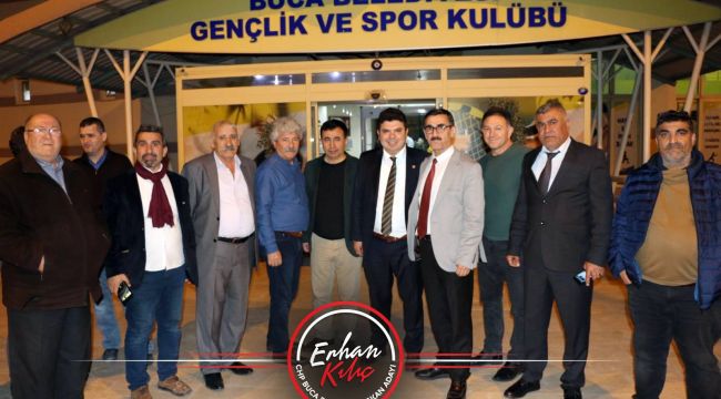 ERHAN KILIÇ BUCA BELEDİYESİ GENÇLİK VE SPOR KLUBÜNÜ ZİYARET ETTİ 
