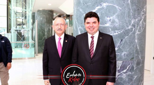 ERHAN KILIÇ BUCA'DAKİ ÇALIŞMALAR HAKKINDA GENEL BAŞKANA BİLGİ VERDi