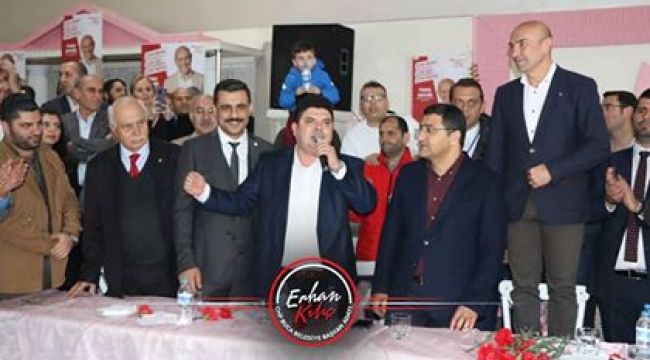 ERHAN KILIÇ GÖKSU MAHALLESİ'NDEKİ SEÇİM OFİSİNİ AÇTI