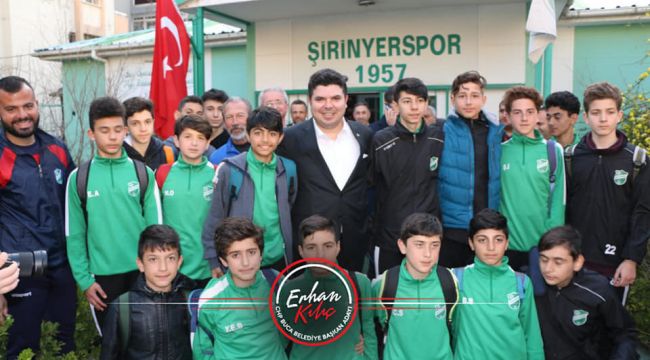 ERHAN KILIÇ ŞİRİNYER SPOR'U ZİYARET ETTİ
