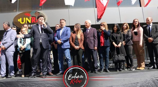 ERHAN KILIÇ UFUK MAHALLESİ'NDE SEÇİM OFİSİNİN AÇILIŞINI GERÇEKLEŞTİRDİ