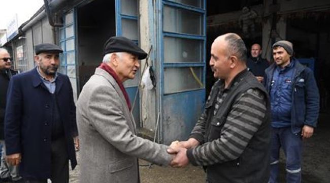 Esnaf olarak başkanımızdan memnunuz  