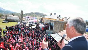 Feke ve köylerinde Zeydan Karalar'a sevgi seli  