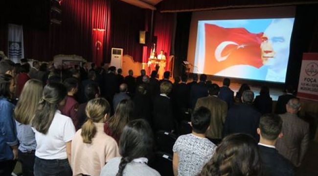 FOÇA'DA ''İSTİKLAL MARŞI'NIN KABULÜ ve MEHMET AKİF ERSOY'' ANILDI
