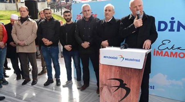 KUVAYI MİLLİYE CAMİİ, BEYLİKDÜZÜ'NDE HİZMETE AÇILDI