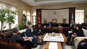 Macaristan ve Litvanya heyetinden Belediyeye ziyaret