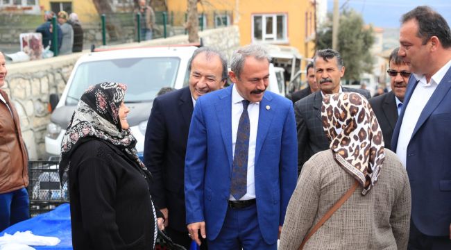 Milletvekili Şahin Tin, Babadağ'da vatandaşlarla buluştu.