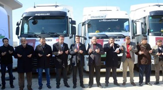 -	Suriye'ye Gıda ve Giysi Yardımı