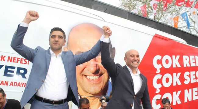 Tunç Soyer ve Mustafa Kayalar'ın Özdere ile Gümüldür ziyaretleriyle ilgili haber bülteni.