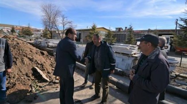 YENİ SANAYİ SİTEMİZDE SANJET ÇALIŞMALARI BAŞLADI