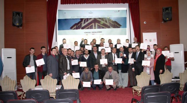Yöresel Ürün Üreticilerinin Eğitim Sertifikaları Verildi