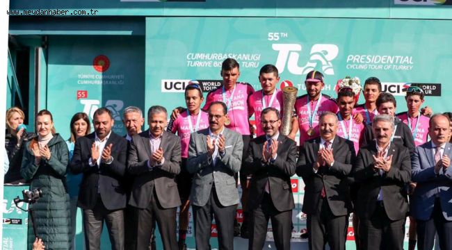 55. CUMHURBAŞKANLIĞI BİSİKLET TURUNA DEÜ İMZASI