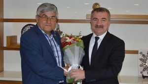 Amasya Şeker Fabrikasını Yönetim Kurulu Başkanı Mustafa Saatcı Havza Belediye Başkanı Sebahattin Özdemir'i ziyaret etti.