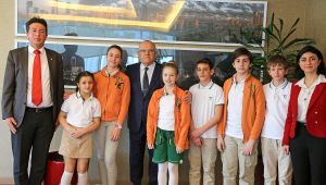 ATAŞEHİR'İN 23 NİSAN'DA ÇOCUK BELEDİYE BAŞKANI OLDU