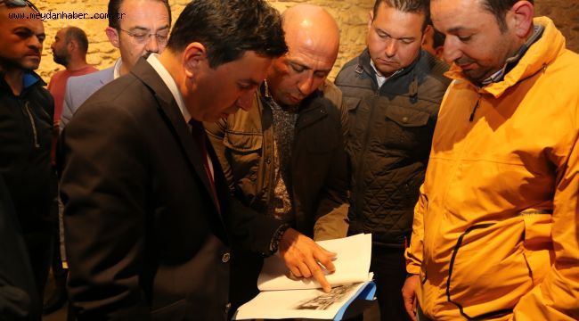 Başkan Aras çarşı esnafı ile buluştu