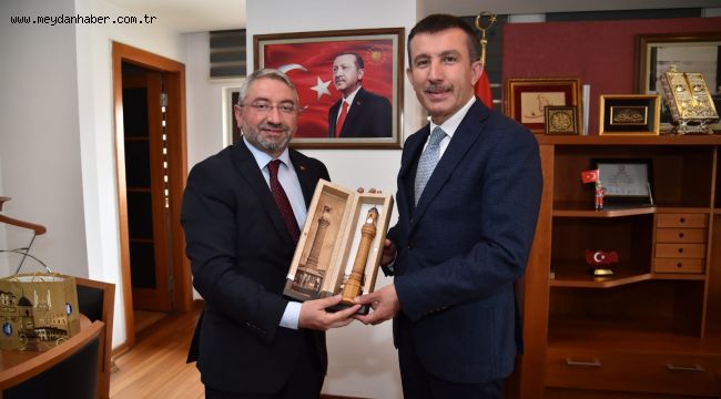Başkan Aşgın'dan Asım Balcı'ya hayırlı olsun ziyareti