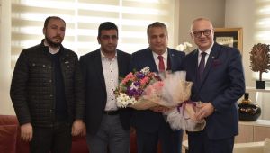 BAŞKAN ÇERÇİ'DEN CENGİZ ERGÜN'E ZİYARET