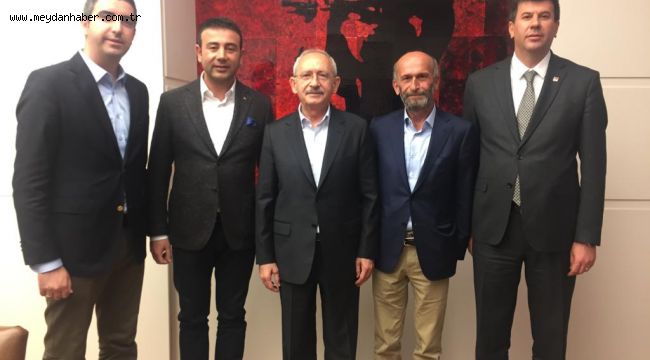 BAŞKAN GÖKHAN YÜKSEL'DEN GENEL BAŞKAN KEMAL KILIÇDAROĞLU'NA DESTEK ZİYARETİ