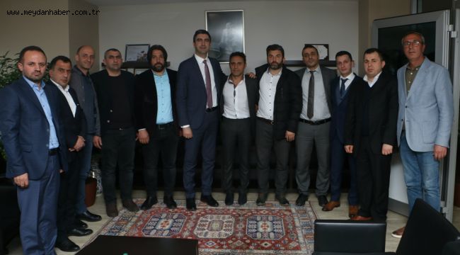 BAŞKAN GÖKHAN YÜKSEL'E DERNEKLERDEN ZİYARET