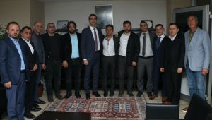 BAŞKAN GÖKHAN YÜKSEL'E DERNEKLERDEN ZİYARET