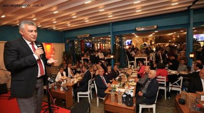 CHP Güzelbahçe'de sandık görevlilerine teşekkür yemeği  