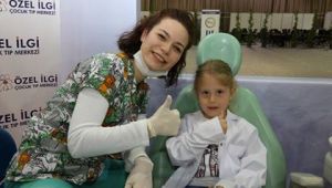 Çocukların dişleri sapa sağlam