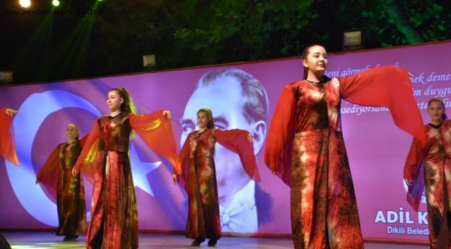 Dansın en güzel hali Dikili'de sergilendi