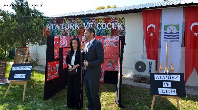 FOÇA BELEDİYESİ ÇOCUK EVİ'NDE PROJE SERGİSİ