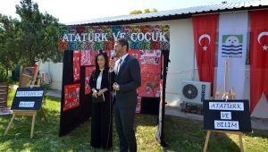 FOÇA BELEDİYESİ ÇOCUK EVİ'NDE PROJE SERGİSİ